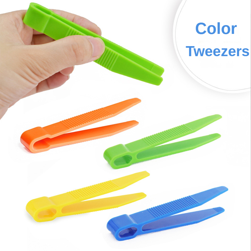 Planted Clip Tweezers - 4szt Wysokiej jakości trwała plastikowa pęseta