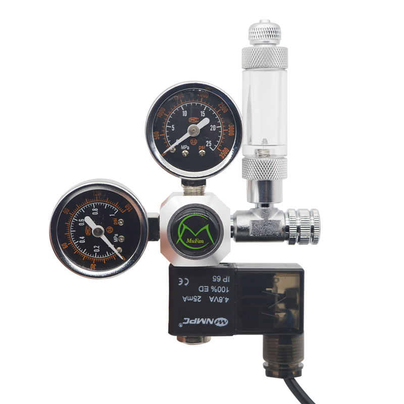 Planted Aquarium Co2 System - Akwarium regulator CO2 magnetyczny elektromagnetyczny zawór