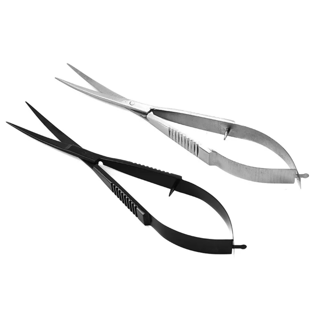 Aquarium Plant Utensils - Zakrzywione proste nożyce sprężynowe Akwarium Aquascaping