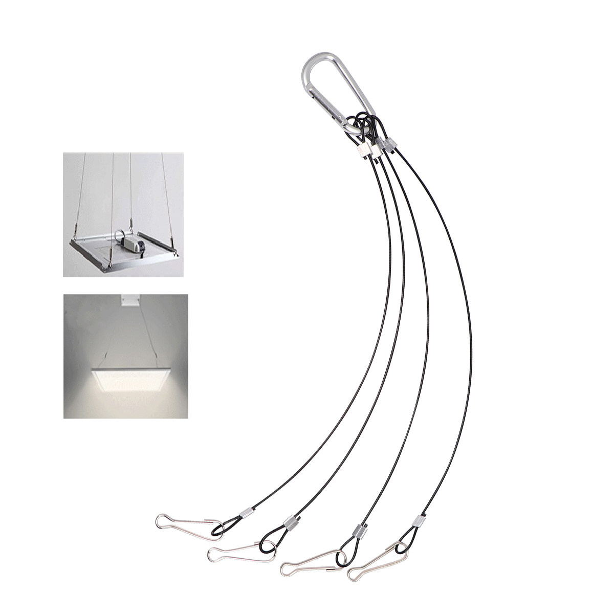 Zestaw 4 szt. lin stalowych do – Planted Aquarium Hanging Light recenzja i cena