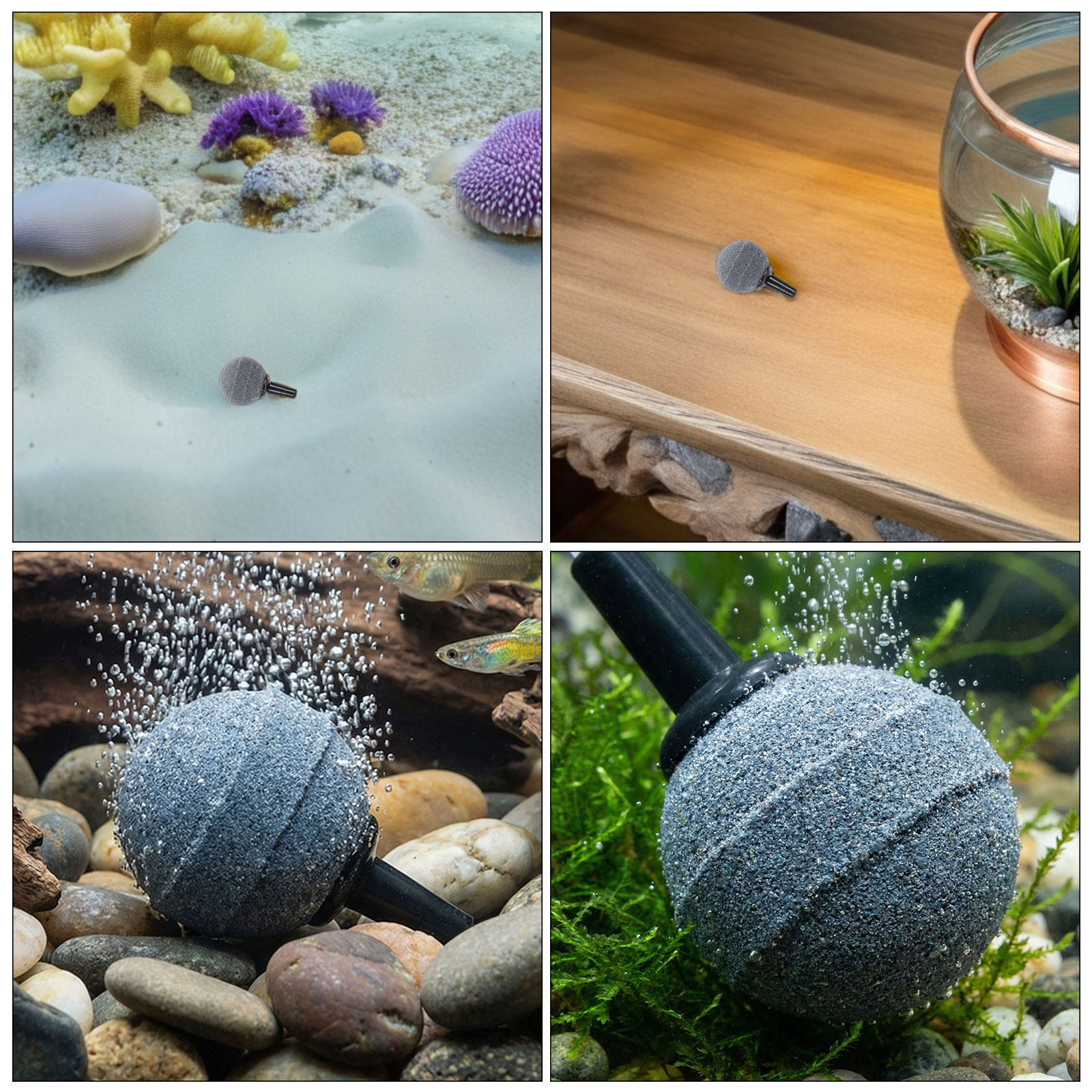 12 szt. Kamieni napowietrzając – Planted Aquarium Air Stone recenzja i cena