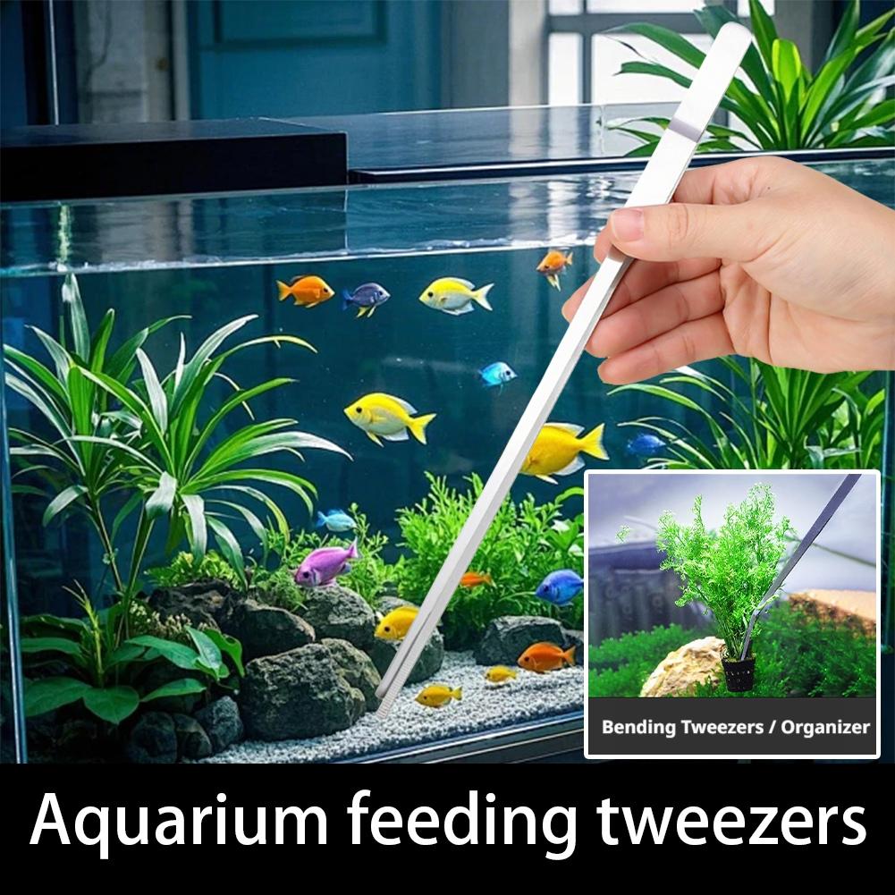 Szczypce do akwarium ze stali  – Planted Clip Tweezers recenzja i cena