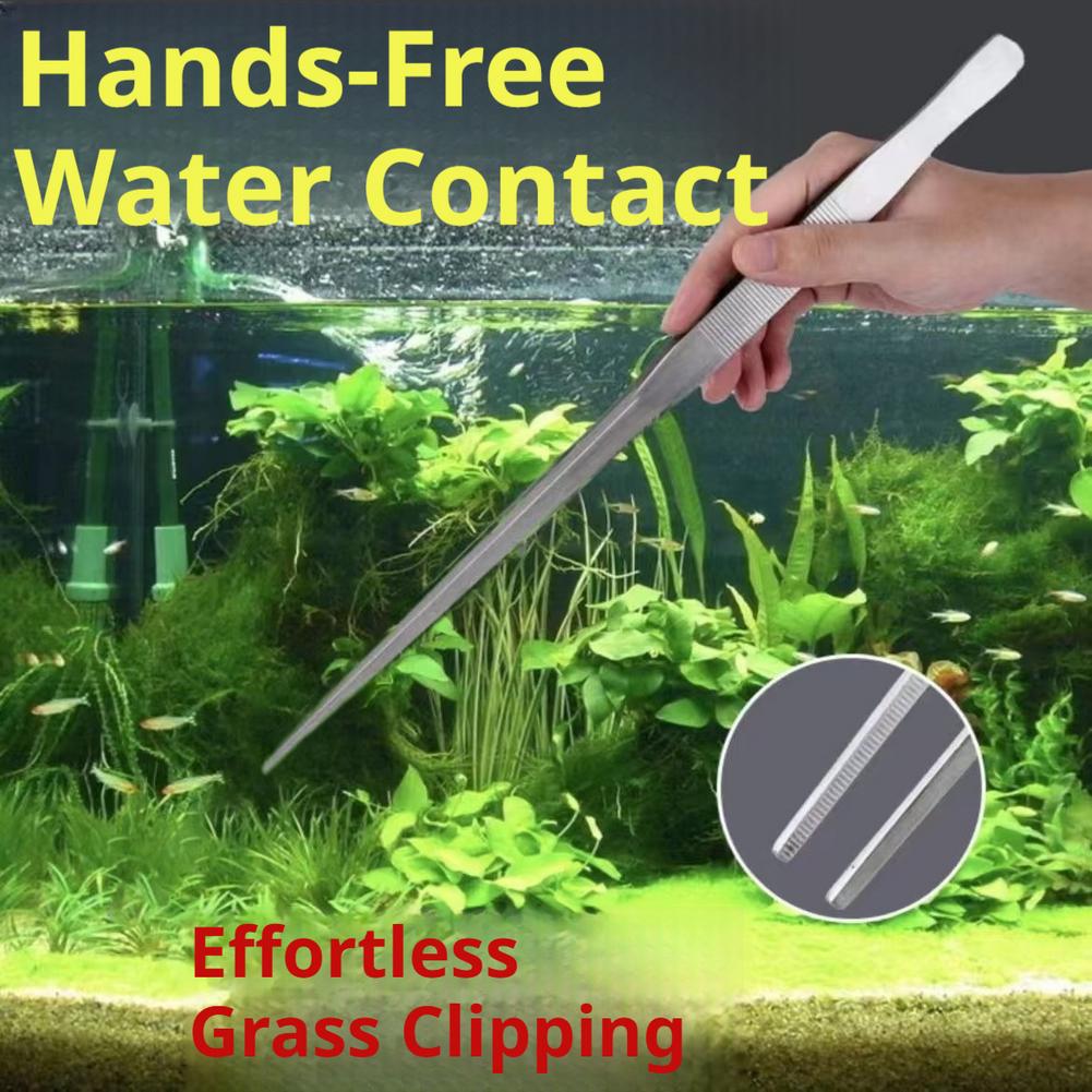 Szczypce do akwarium ze stali  – Planted Clip Tweezers recenzja i cena
